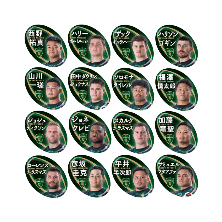 【シークレット】2025-26ラグビーボール型選手缶バッジ