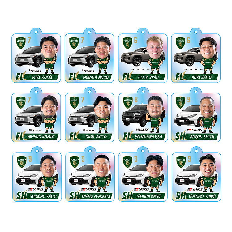 【シークレット】2025-26選手×車キーホルダー