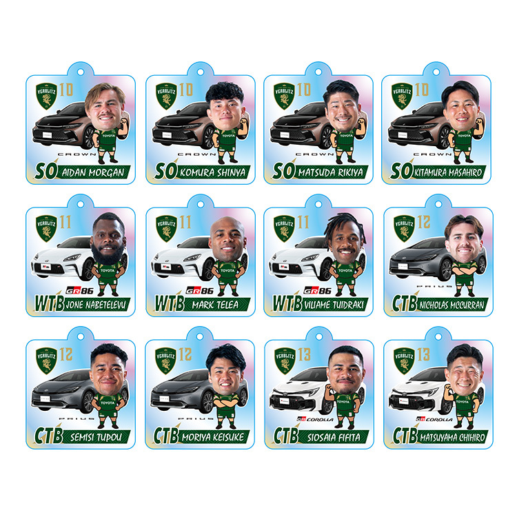 【シークレット】2025-26選手×車キーホルダー