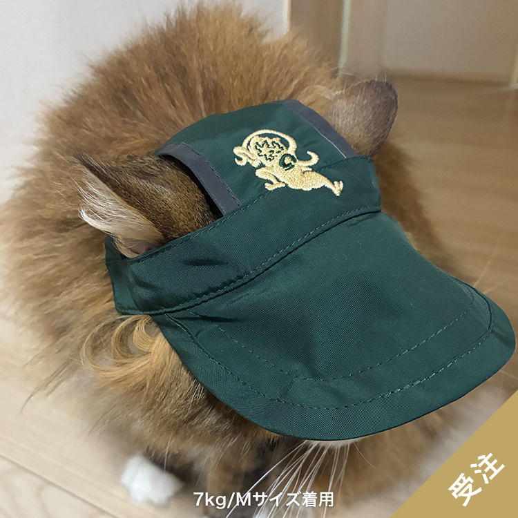 【受注】わんにゃん雷神キャップ