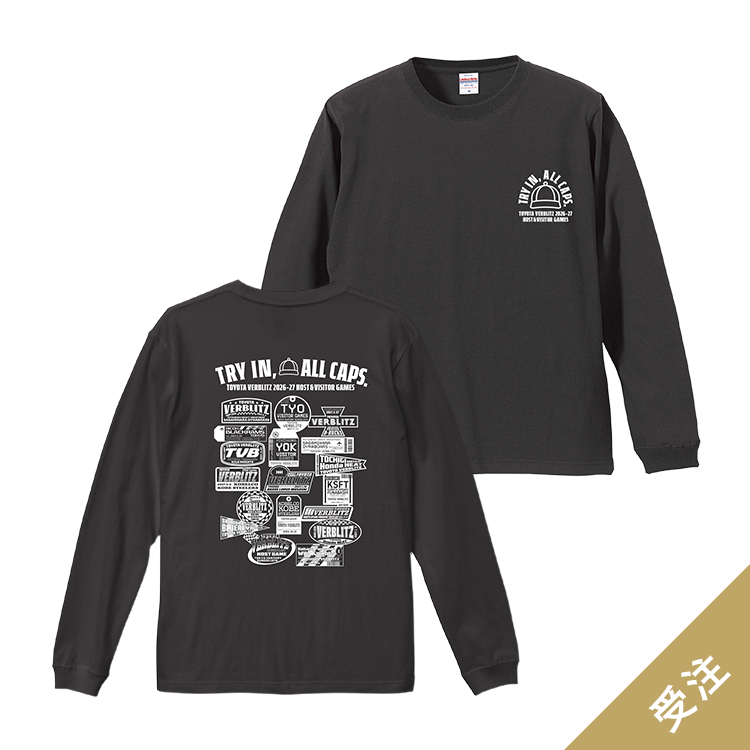 【受注】TRY IN ALL CAPSロングTシャツ