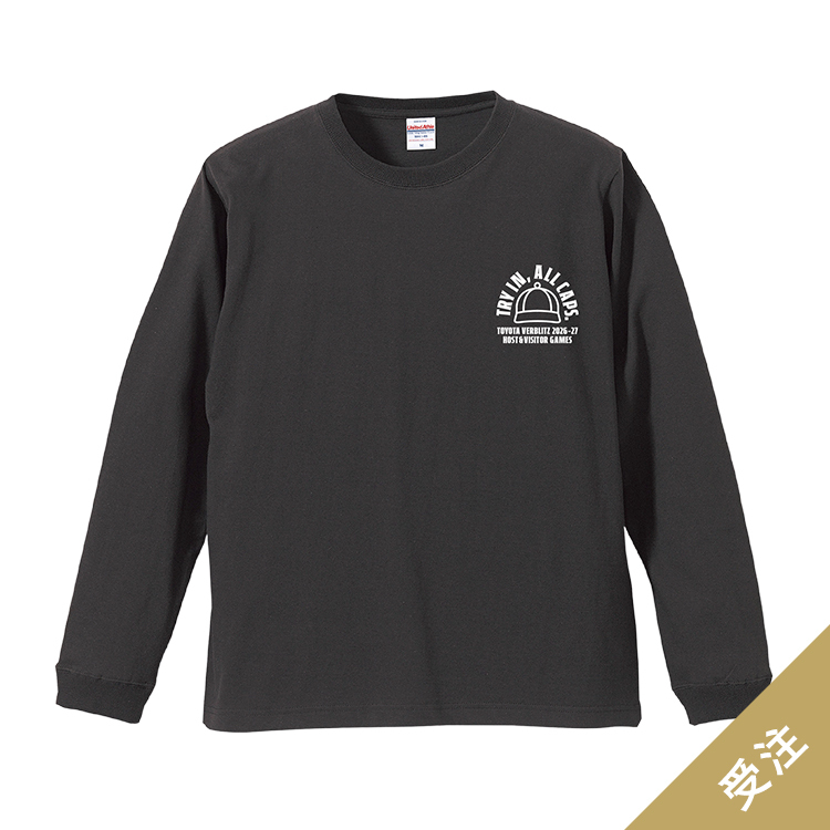 【受注】TRY IN ALL CAPSロングTシャツ
