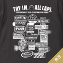 【受注】TRY IN ALL CAPSロングTシャツ