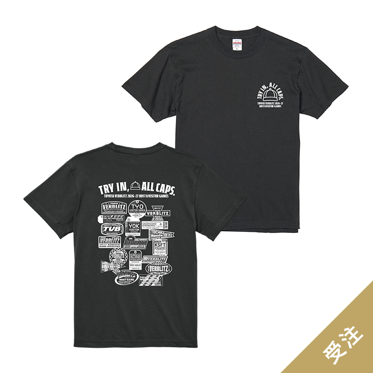 【受注】TRY IN ALL CAPS Tシャツ