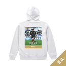 【受注】タウファ・ラトゥ50caps記念パーカー(白・黒)